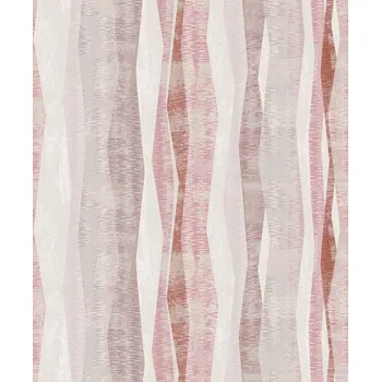 Tapeta TAPETA GEOMETRICKÝ VZOR BARVY ČERVENÁ BÉŽOVÁ ŠEDÁ MODERNÍ TAPETY