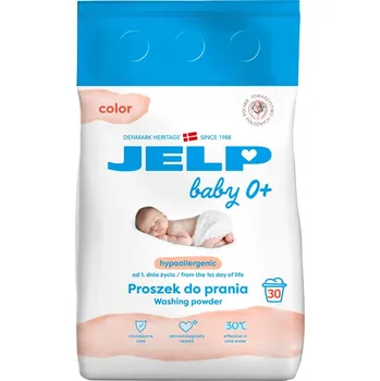 Prací prášek JELP Baby 0+ prací prášek 2,25 kg na barevné prádlo 30 dávek