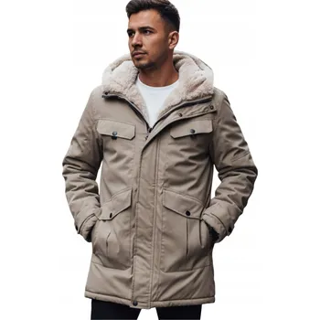 Pánský zimní kabát DStreet pánská bunda parka s kapucí TX4969z velikost XXL