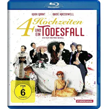 Blu-ray film Four Weddings and a Funeral (Cztery wesela i pogrzeb) Blu-ray disk