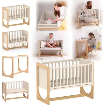 Dětská postýlka Dřevěná postýlka Geuther HATO 47 x 88 cm hnědá