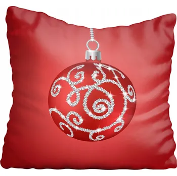 Vánoční dekorace Povlak na polštář s vánočním motivem, hvězda, 65x65 cm