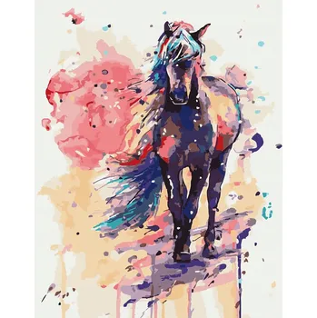 Obraz Obraz k vymalování podle čísel Artnapi Fantastický kůň 40x50 cm