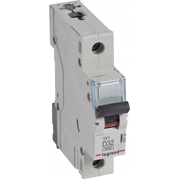 vypínač LEGRAND Jistič S 301 1P D 32A 6000A TX3 403724