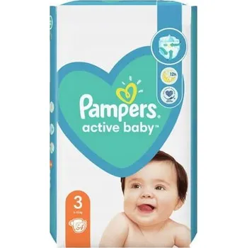 jednorázová plena Plenky Pampers Active Baby Velikost 3, 54 ks