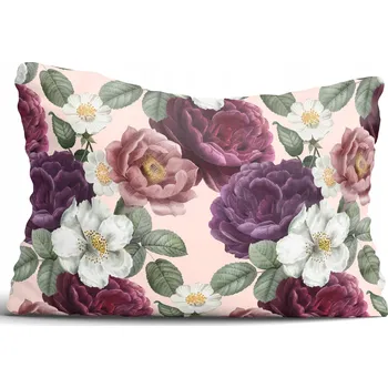 Povlak na polštářek Dekorační povlak na polštář s květinami 40x50 cm