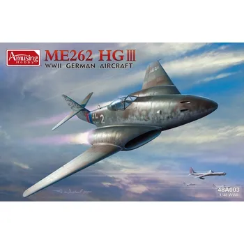 Plastikový model Amusing Hobby 48A003 1:48 Messerschmitt Me 262 HGIII