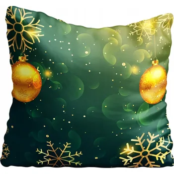 Polštář Povlak na polštářek s vánočním motivem, hvězda, 20x20 cm