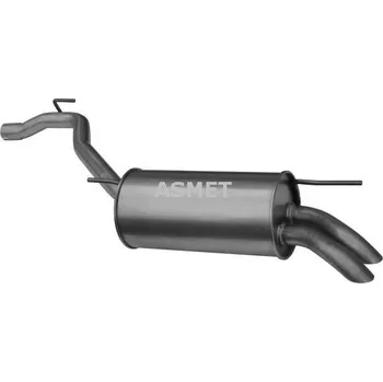 Tlumič výfuku Zadní tlumič výfuku ASMET 04.080