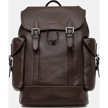 Sportovní batoh Kožený batoh Coach CV982 hnědá 88X, vel. ONE SIZE