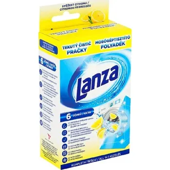 Čistič pračky Recenze Lanza Tekutý čistič pračky citrón 250 ml