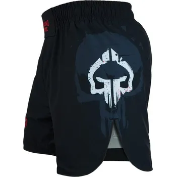 MMA Lehké MMA kraťasy Ground Game SKULLZ - černé Velikost: S