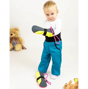 Chlapecké kalhoty Kocour Mourek Kalhoty baby softshellové jarní s bambusem petrolejové Velikost 74