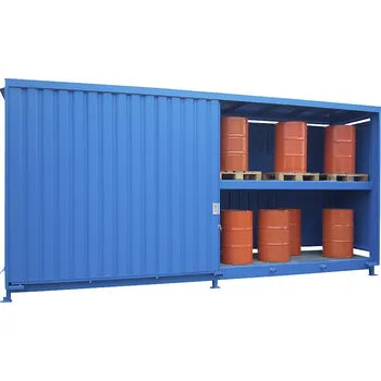 Dílenský regál Regálový kontejner pro pasivní skladování nebezpečných látek LaCont