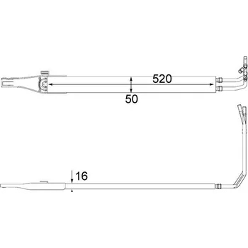 Chladič motoru chladič oleje MAHLE