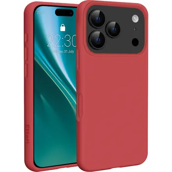 Pouzdro na mobilní telefon Etteri silikonové pouzdro Mag pro iPhone 17 Pro Max malina