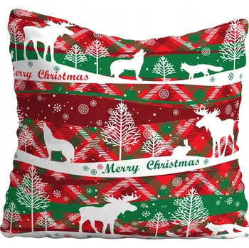 Povlak na polštářek Povlak na polštář s vánočním motivem, hvězda 45x45 cm