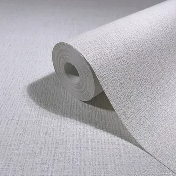Tapeta Tapeta struktura tkaniny, bílá, šedá a perleťová, do pokoje