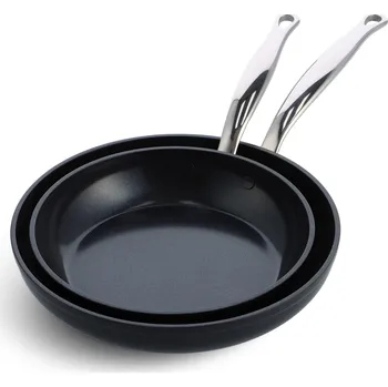 Pánev GreenPan GreenPan BARCELONA PRO 2 dílná sada pávní 24 + 28 cm, černá CC005336-001