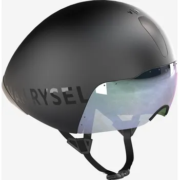 Cyklistická přilba VAN RYSEL Časovkářská helma XCR S ČERNÁ