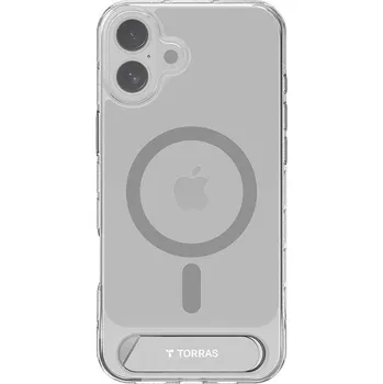 Pouzdro na mobilní telefon Torras Pstand Series pouzdro pro iPhone 16 Plus (průhledné)