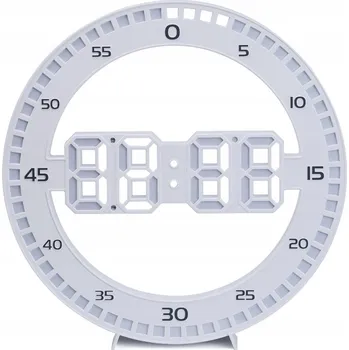 Budík LED ELEKTRONICKÝ BUDÍK S TEPLOMĚREM A ALARMEM, PODSVÍCENÝ