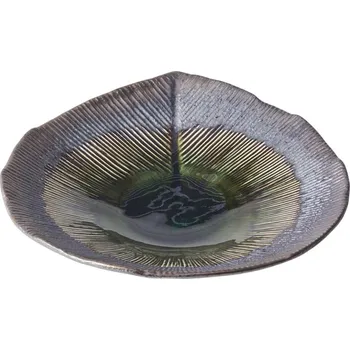 Jídelní miska MIDORI 23 cm, 400 ml, zelená, keramika, MIJ