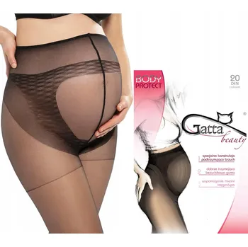 Dámské punčochy Gatta těhotenské punčocháče Protect 20 DEN, černé, 3-M