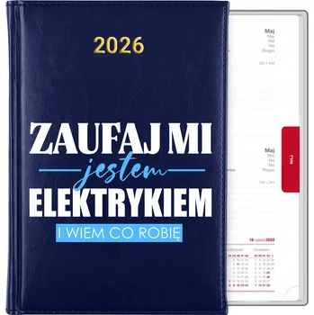 Kalendář Knižní kalendář 2026 A5 modrý