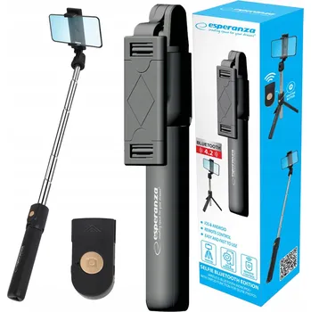 Selfie tyč Esperanza EMM123 černá