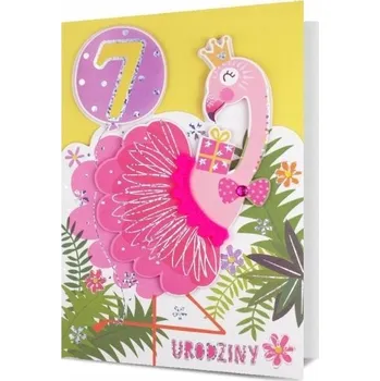 Přání k narozeninám B6 - 7 let