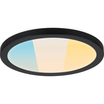 PAULMANN LED Panel Atria Shine IP44 kruhové 190mm 7,6W 3000 - 6500K černá