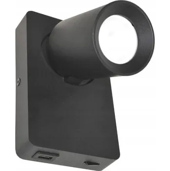 Nástěnný reflektor obdélníkový BW011177 černý