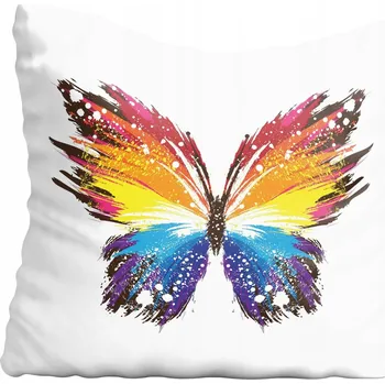Povlak na polštářek Dekorační povlak na polštář s motýlky 80x80 cm