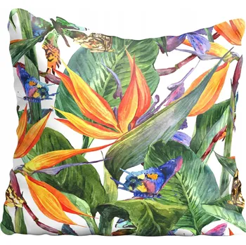 Polštář Povlak na polštář s květinami 50x50 cm 5675