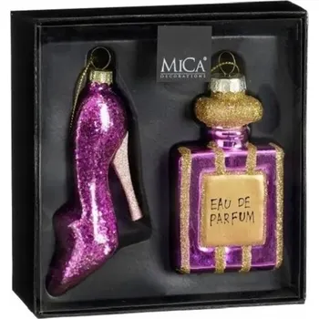 Vánoce Vánoční Koule zdobená mašličkami, sady mix 1 cm 1 ks