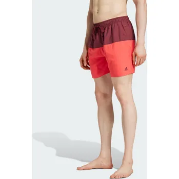 Dámské plavky ADIDAS Plavecké šortky Colorblock CLX XS ČERVENÁ