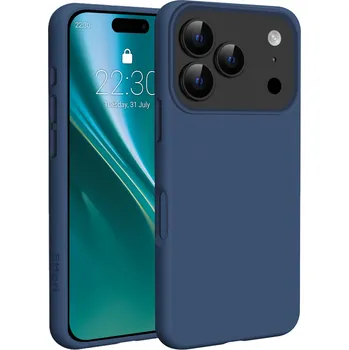 Pouzdro na mobilní telefon Silikonové pouzdro Etteri Mag pro iPhone 17 Pro tmavě modré