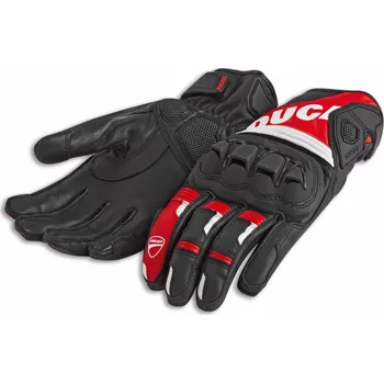 Moto rukavice Rukavice Ducati Sport C4 unisex černo-červené XL(10)
