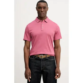 Pánské tričko Bavlněné polo tričko Michael Kors CS15073C93 růžová 30A, vel. XXL