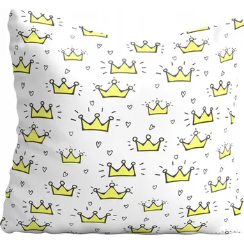 Polštář Povlak na polštář koruna 50x50cm 729
