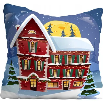 Polštář Povlak na polštář s vánočním motivem, hvězda 50x50 cm