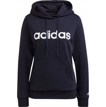 Dámská mikina MIKINA DÁMSKÁ ADIDAS ESSENTIALS HOODIE TMAVĚ MODRÁ H07797 vel. L
