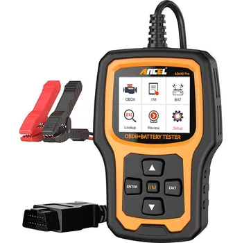 Autodiagnostika Diagnostický skener 2v1 OBD2 a tester baterie Ancel AD410 PRO