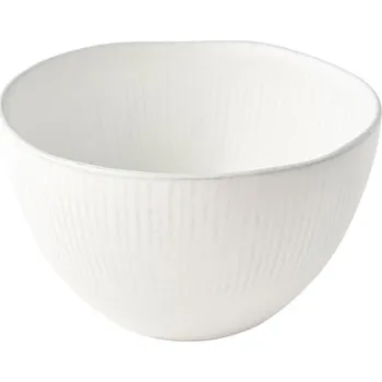 Jídelní miska SNOW LEAF 13 cm, 300 ml, bílá, keramika, MIJ