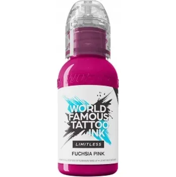 Tetování WORLD FAMOUS LIMITLESS - Fuchsia Pink - 30ML