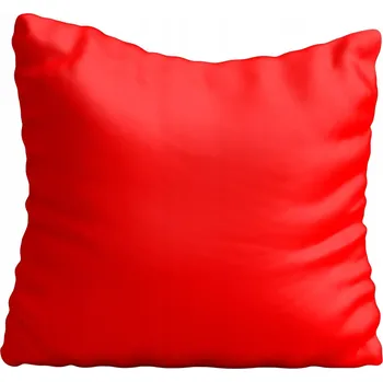 Polštář Povlak na polštář červený hladký 50x50 cm