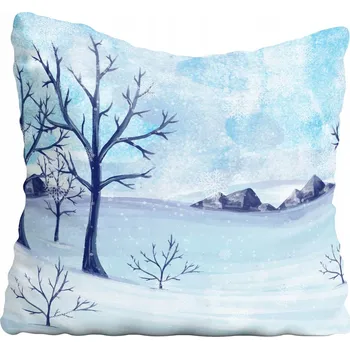 Polštář Povlak na polštářek s vánočním motivem, hvězda, 20x20 cm