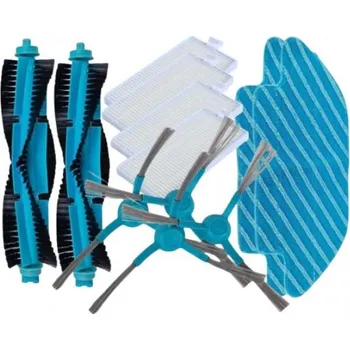 Sada příslušenství pro robotický vysavač Kartáče, HEPA filtry, metličky pro vysavač ETA Navaggio .4228 Profi a mopy, 12ks sada