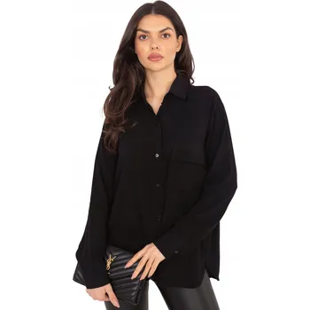 Dámská košile Dámská rozepínací košile oversize s kapsou